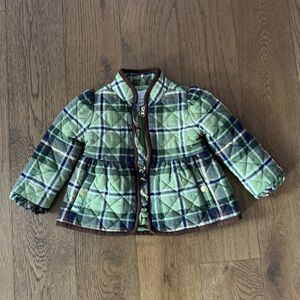 Janie and Jack The Equestrian Plaid Jacket 6-12 m